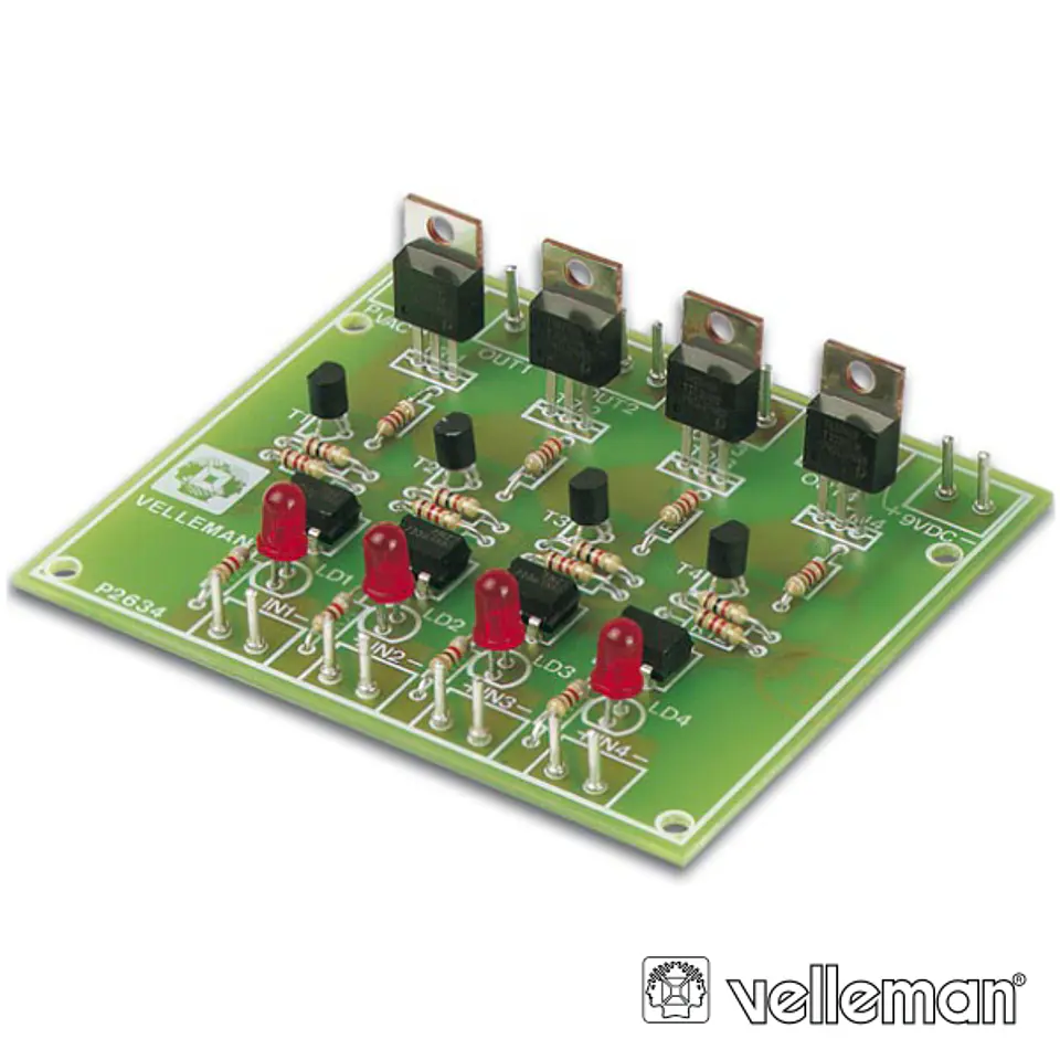 KIT PLACA DE TRIACS VELLEMAN 1