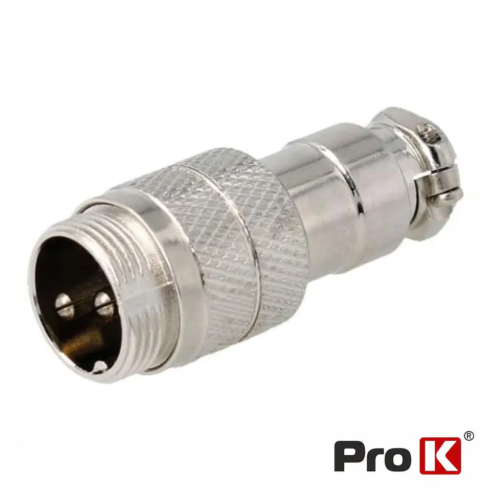 Ficha Microfone 2p Macho P/ Soldar PROK 1
