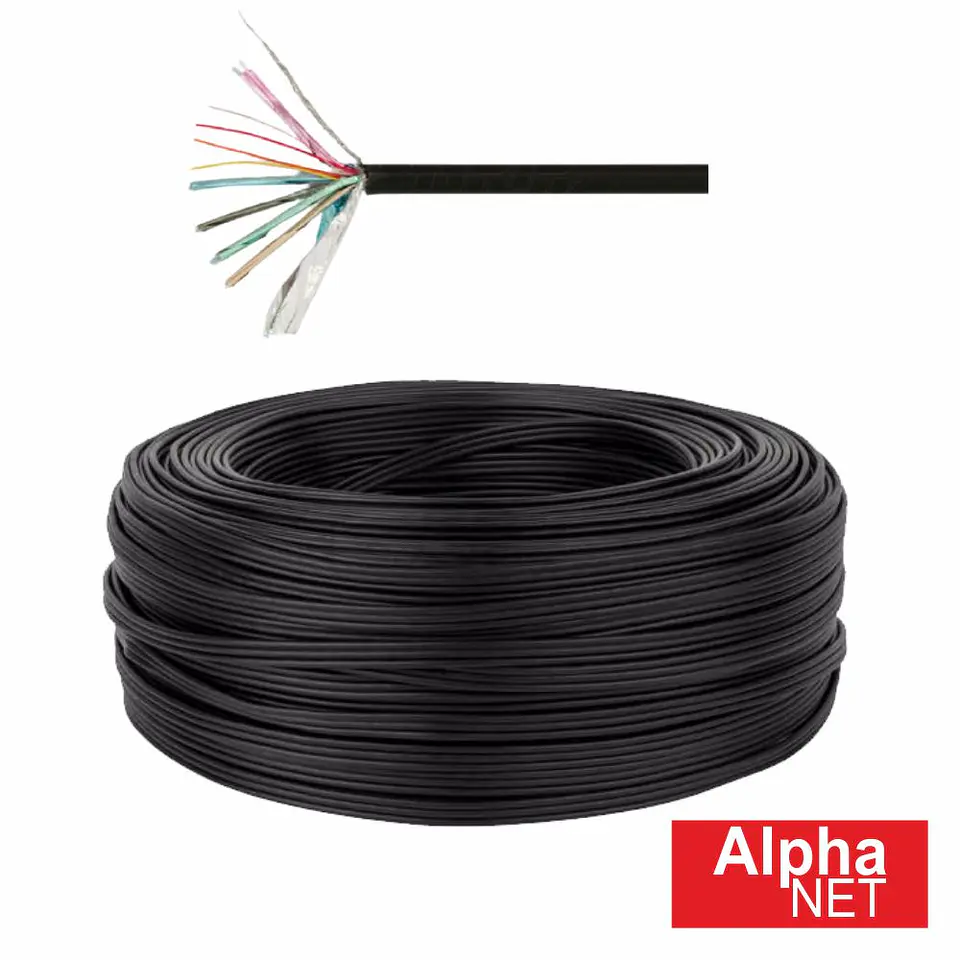 Cabo Áudio/Vídeo HDMI Ø7.3mm Preto ALPHANET 1