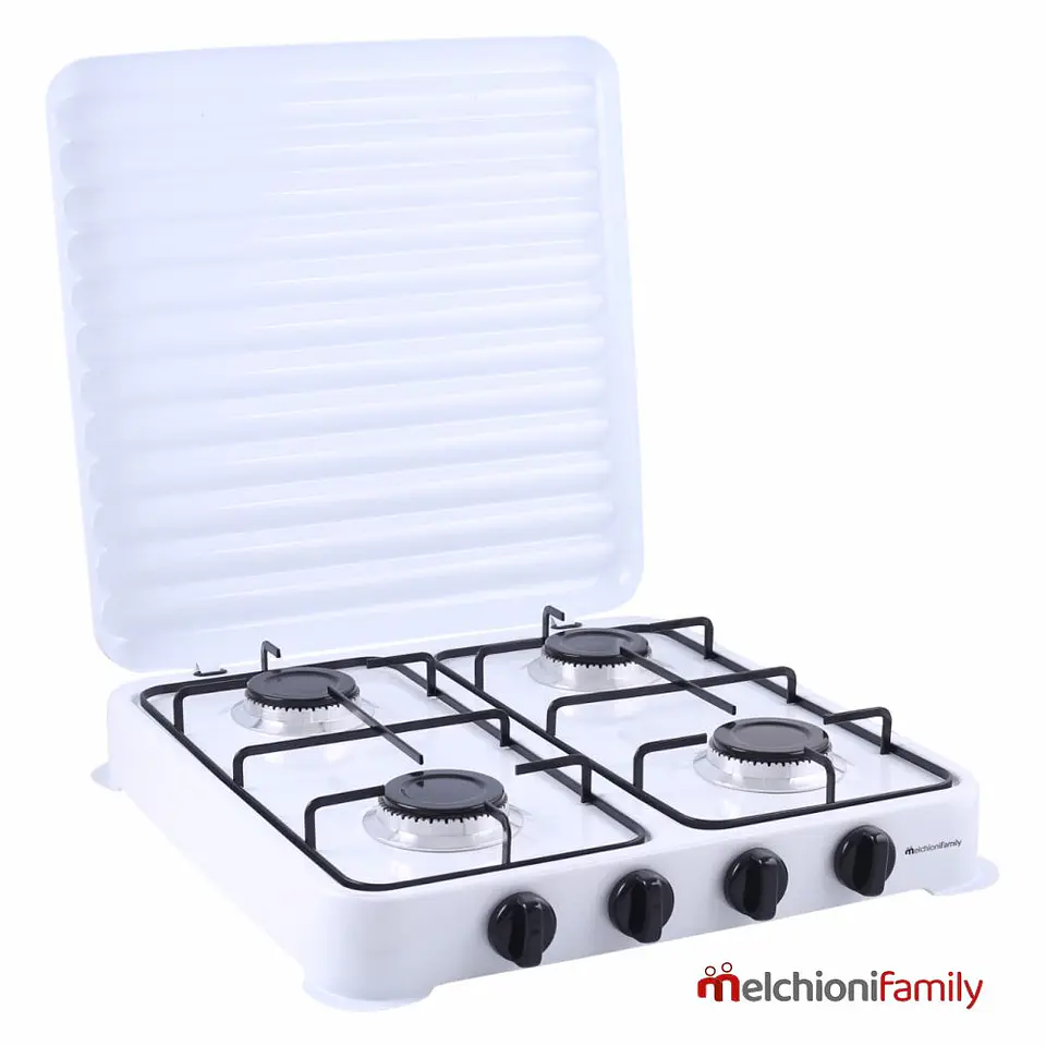 Fogão Gás Com 4 Queimadores Branco MelchioniFamily 1