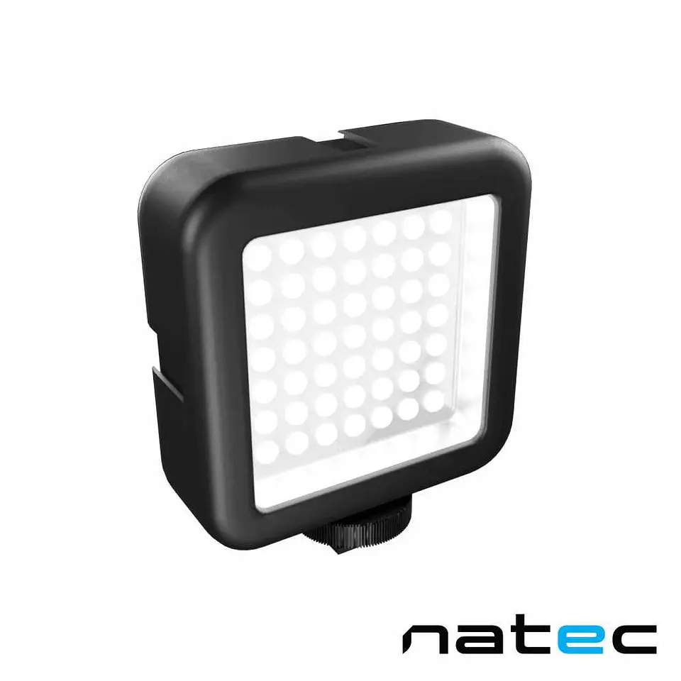 Flash LED P/ Foto/Vídeo 49 LEDs 800lm ALFAMA NATEC 1