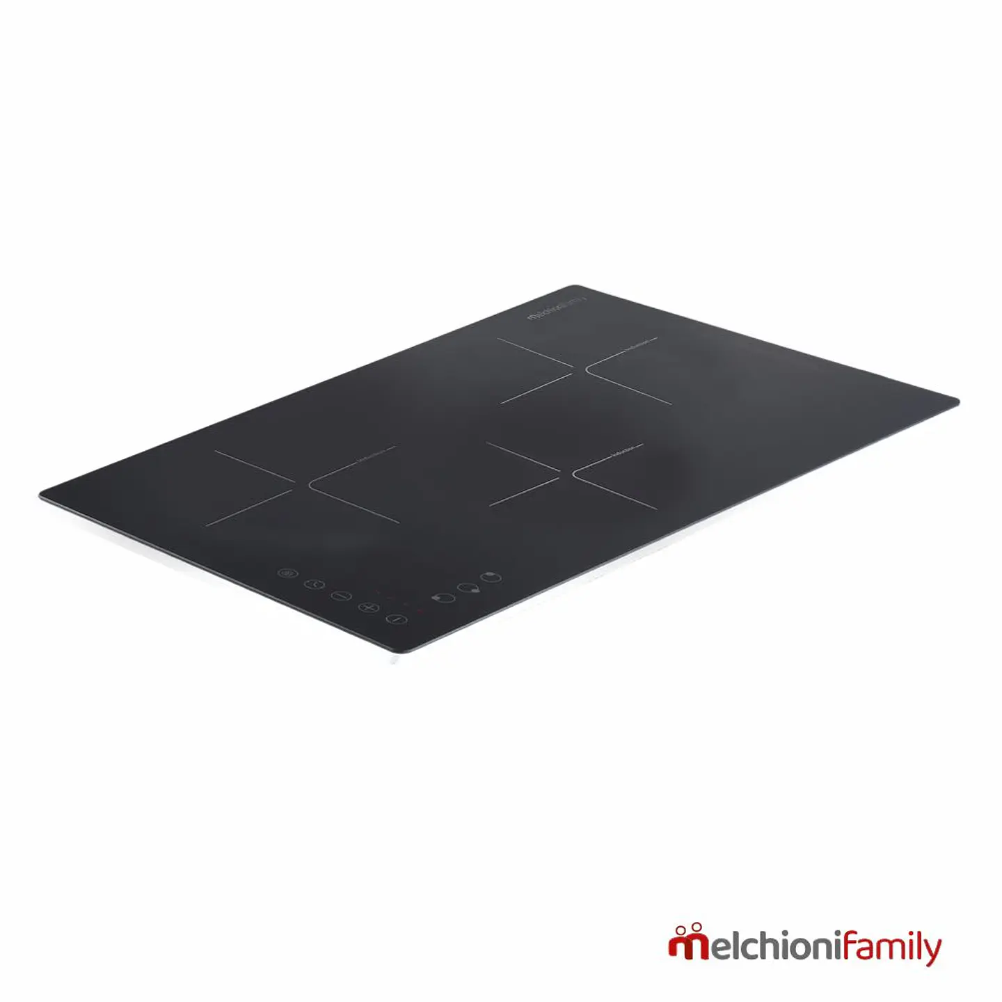 Placa de Indução Tripla Vitrocerâmica 2000W MELCHIONI FAMILY 1
