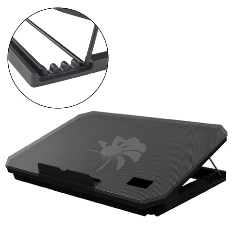 Base De Refrigeração P/ Portátil Até 17" USB C/ LED Azul