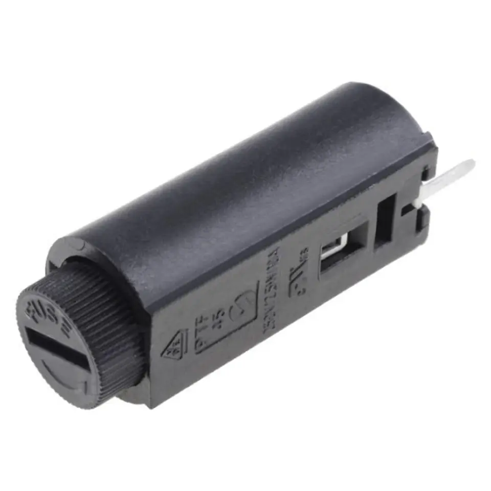 PORTA-FUSÍVEIS 5X20MM P/ CI C/ CÁPSULA ROTATIVA 1