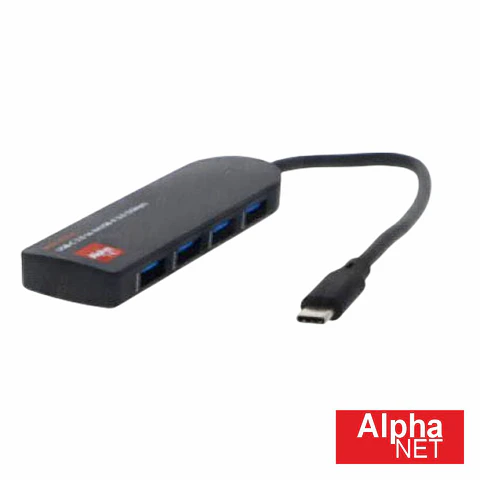 Hub USB-C 3.2 Com 4x USB-A 3.0 ALPHANET