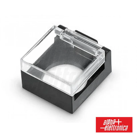 Caixa de Plástico P/ Comutador Pulsador Ø16mm 24.1x24.1mm