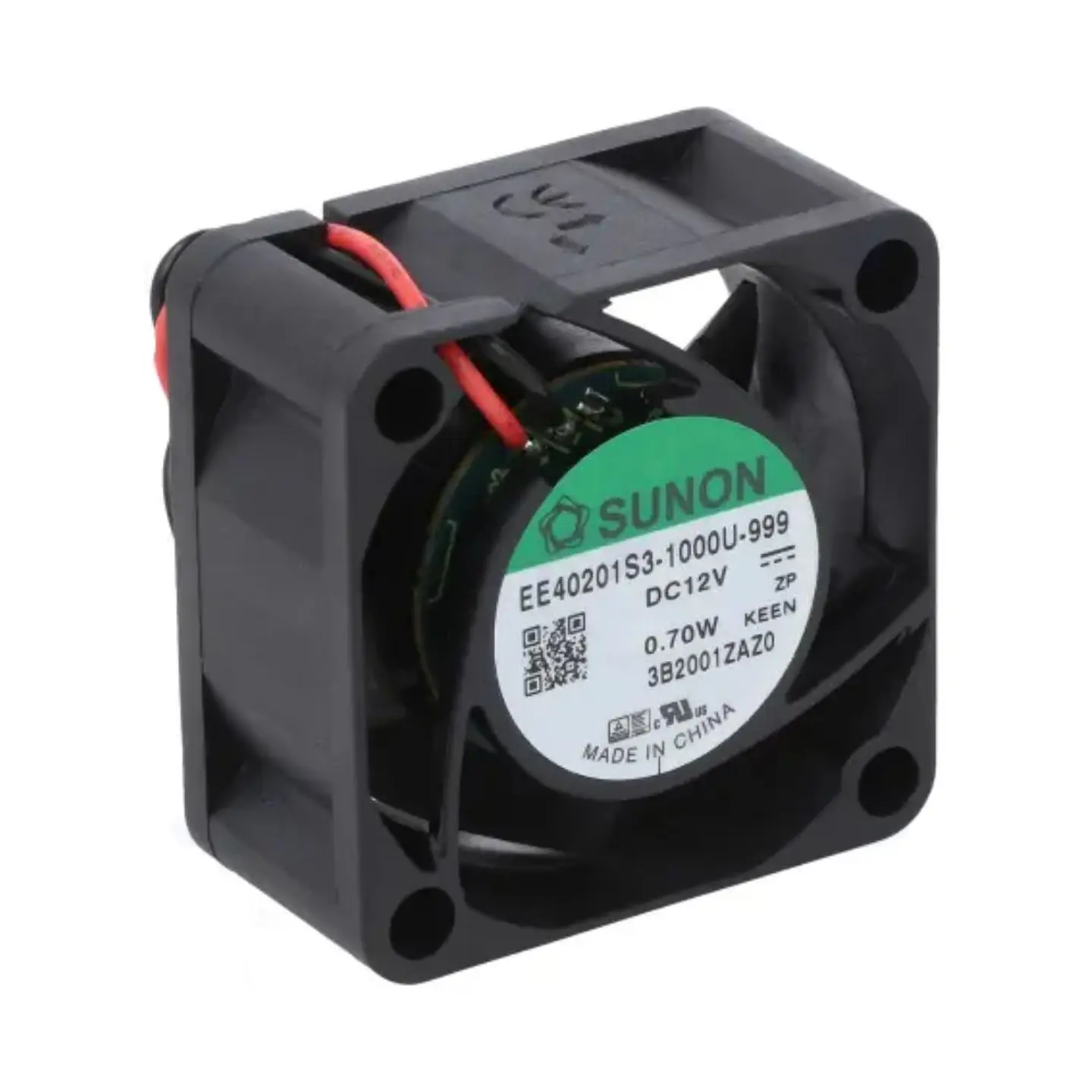 Ventoinha 12VDC 40x40x20mm 2 Fios EE40201S3-1000U-999 SUNON 1
