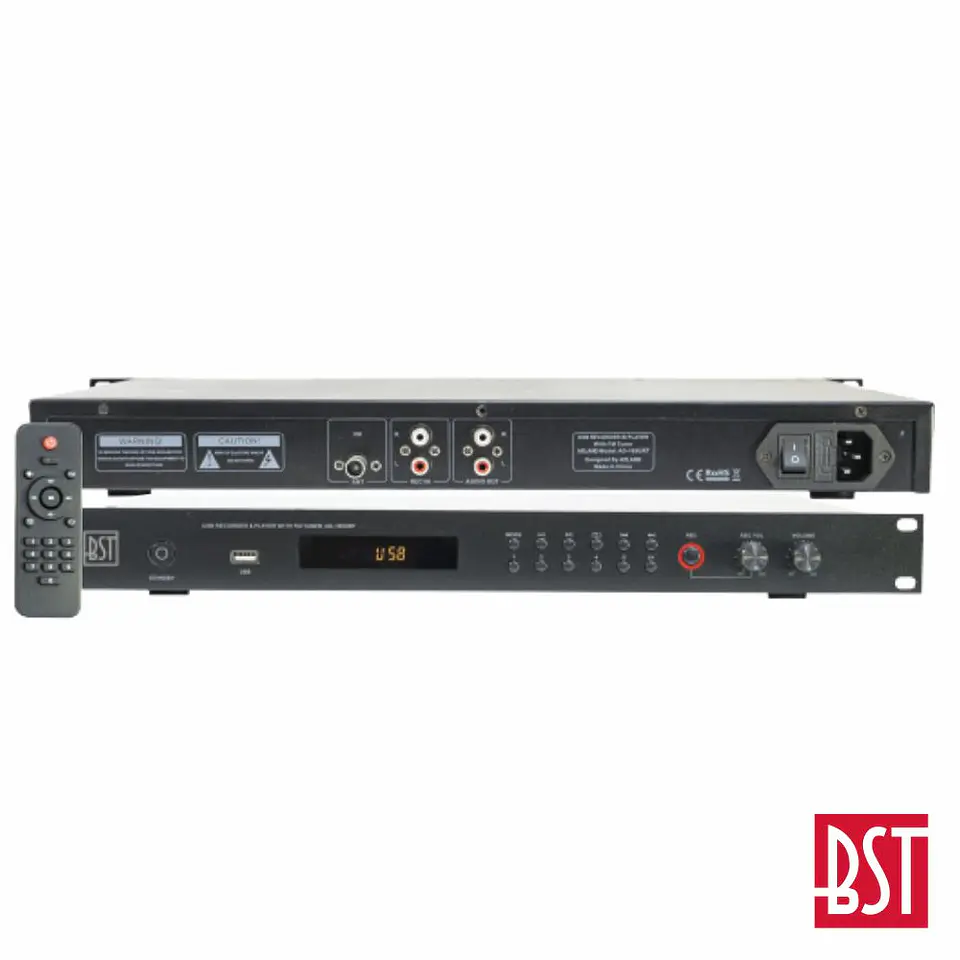 Leitor E Gravador de Áudio Bluetooth/USB/FM BST 1