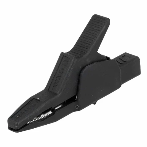 Pinça Crocodilo Preta 34A 30mm