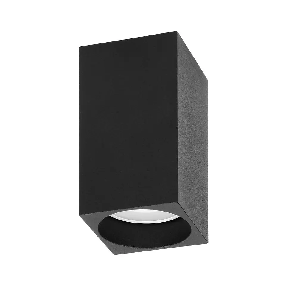 Candeeiro Teto/Parede Quadrado 50W 56mm Preto ADVITI 1