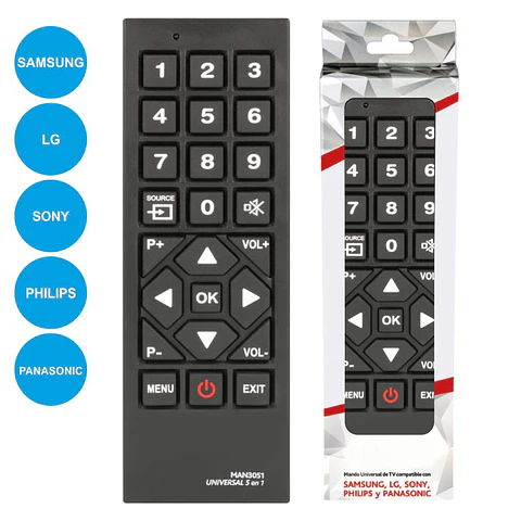 TELECOMANDO UNIVERSAL P/ SAMSUNG LG SONY PHILIPS PANASONIC