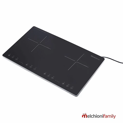 Placa de Indução Dupla Vitrocerâmica 2000W MelchioniFamily