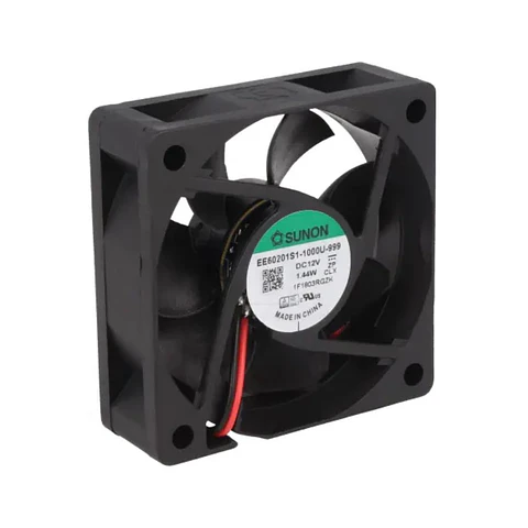Ventoinha 12VDC 60x60x20mm 2 Fios EE60201S1-1000U-999 SUNON