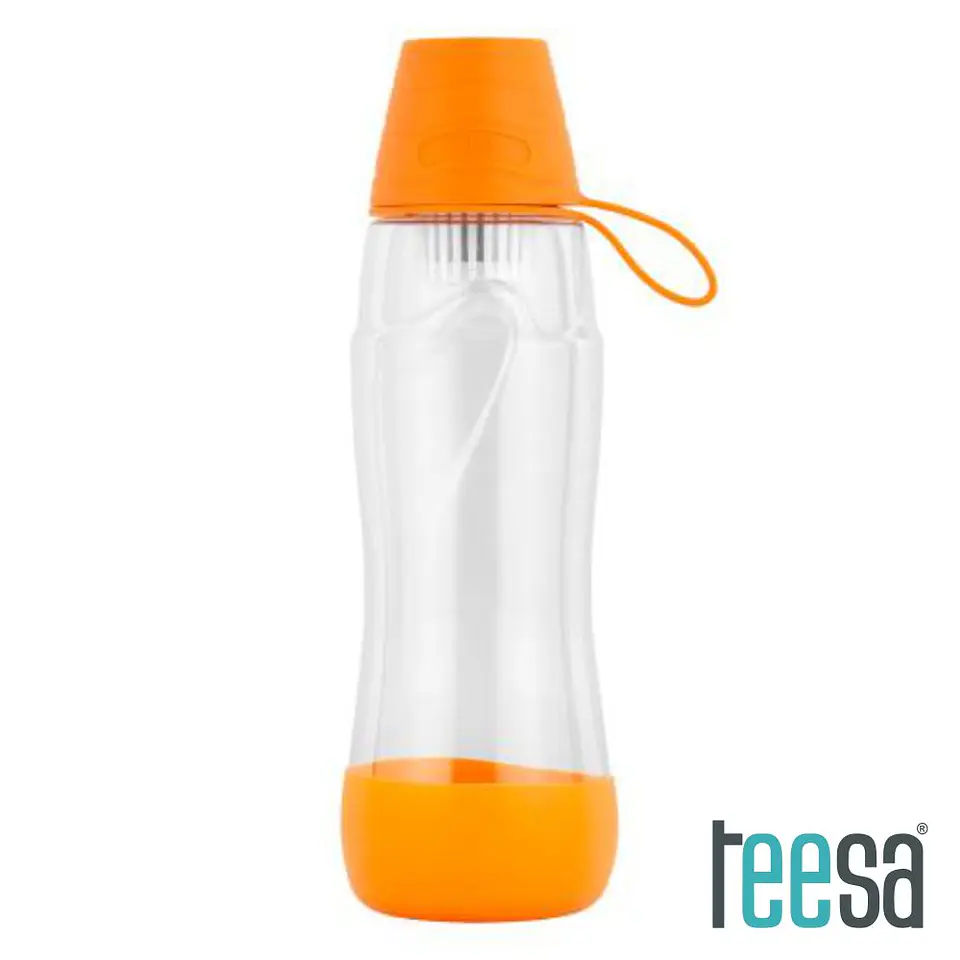 Garrafa C/ Filtro 550ml Laranja TEESA 1