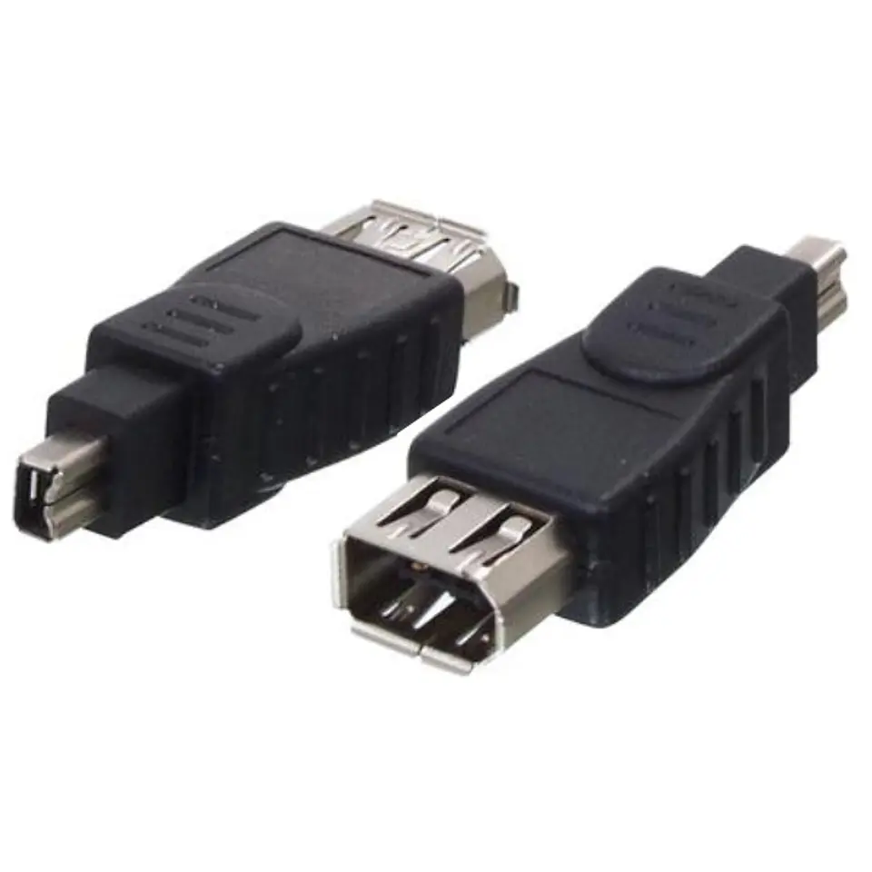 FICHA ADAPTADORA FIREWIRE 4P MACHO / 6P FÊMEA 1