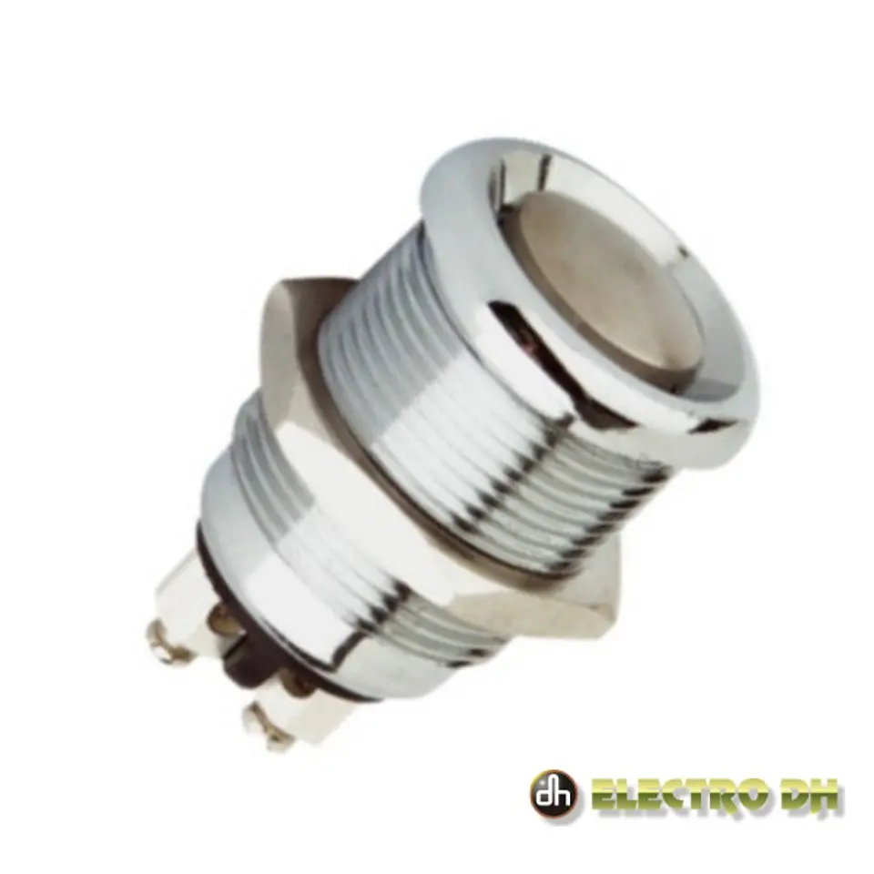 COMUTADOR REDONDO DE METAL OFF-ON 2A 250V EDH 1