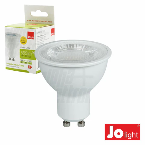 Lâmpada LED GU10 Dimável 7W 50º 230V 3000K 595lm JOLIGH