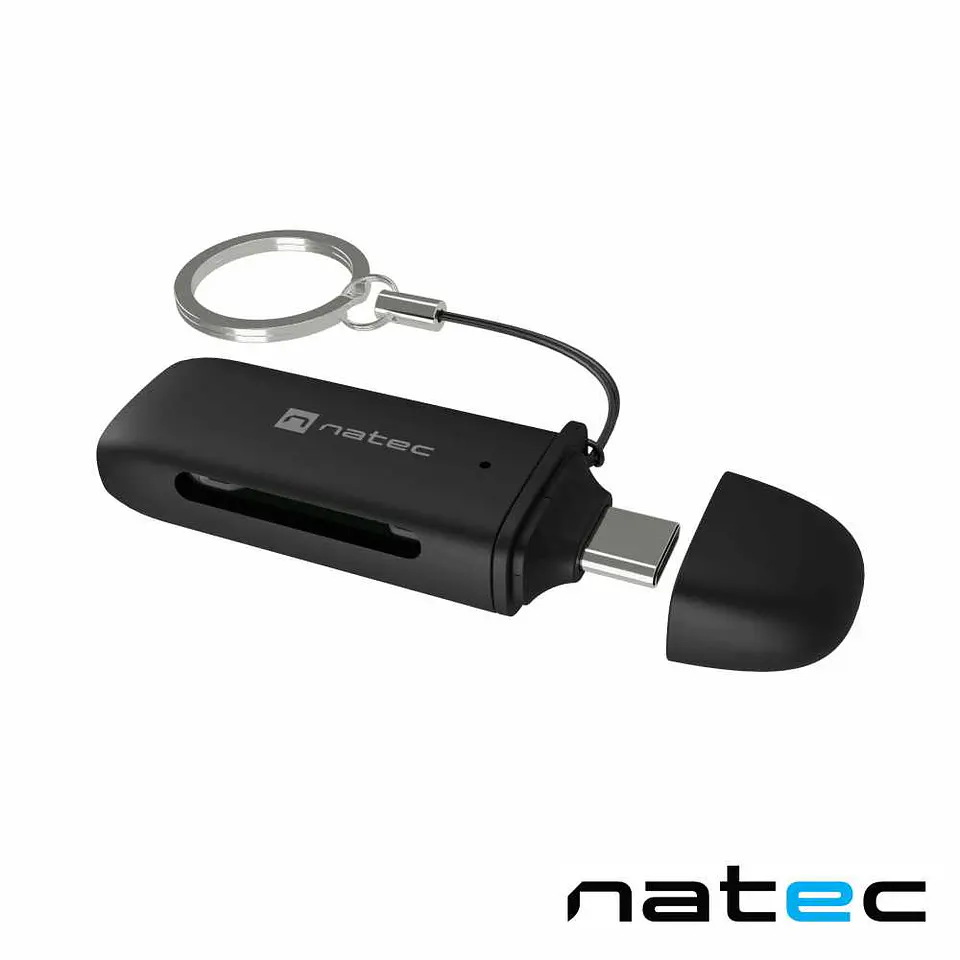 Leitor De Cartões de Memória USB-C 3.2 SCARAB C NATEC 1