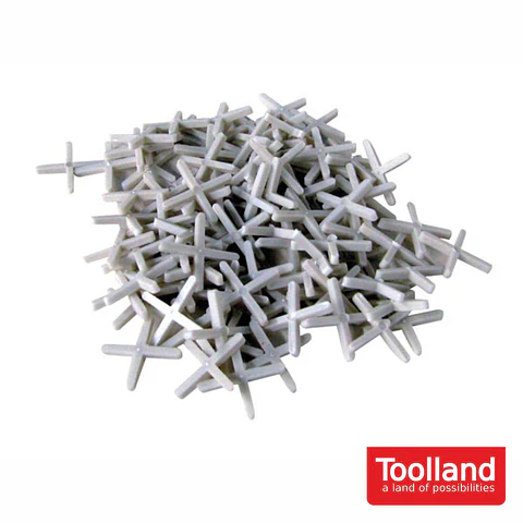 Conjunto de 250 Separadores de Azulejos 2mm TOOLLAND