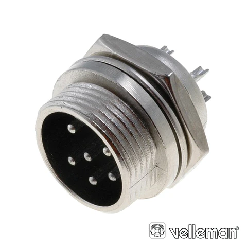 CONECTOR MACHO 6P P/ CHASIS VELLEMAN