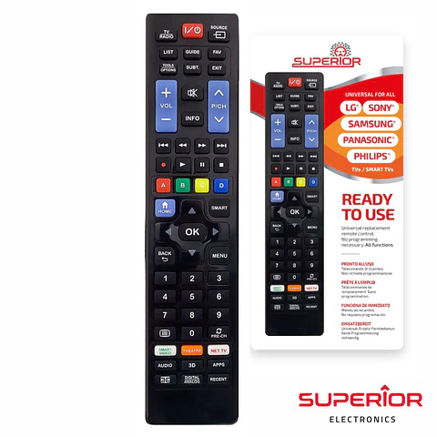 Telecomando Universal P/ Samsung Lg Sony Philips Panasonic
