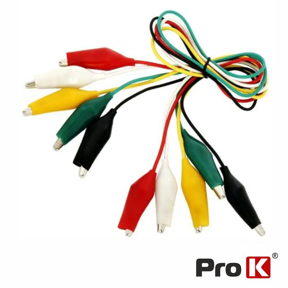 Conjunto 5 Fios C/ Garras Crocodilo Várias Cores PROK 1