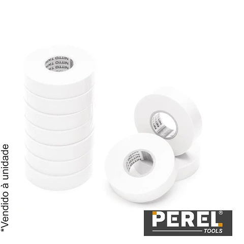 Fita Isoladora Branca - 19 mm X 20M PEREL