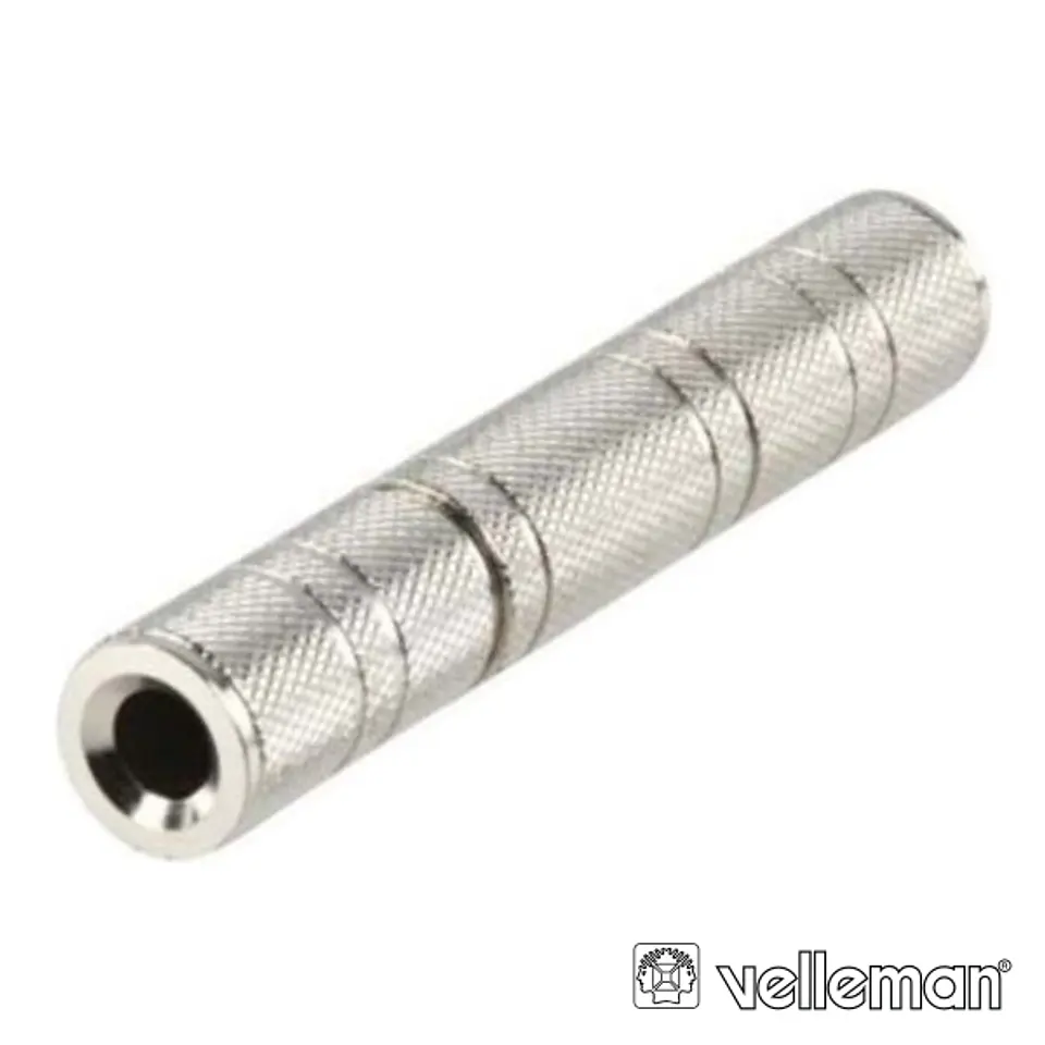 FICHA ADAPTADORA JACK 6.35MM FÊMEA / JACK 6.35MM FÊMEA 1