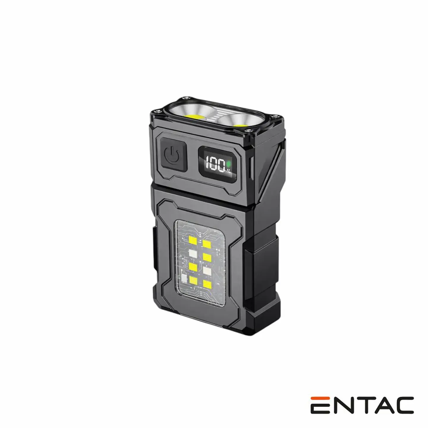 Lanterna Bolso LED Alumínio 5W+COB C/ USB-C 200lm ENTAC 1