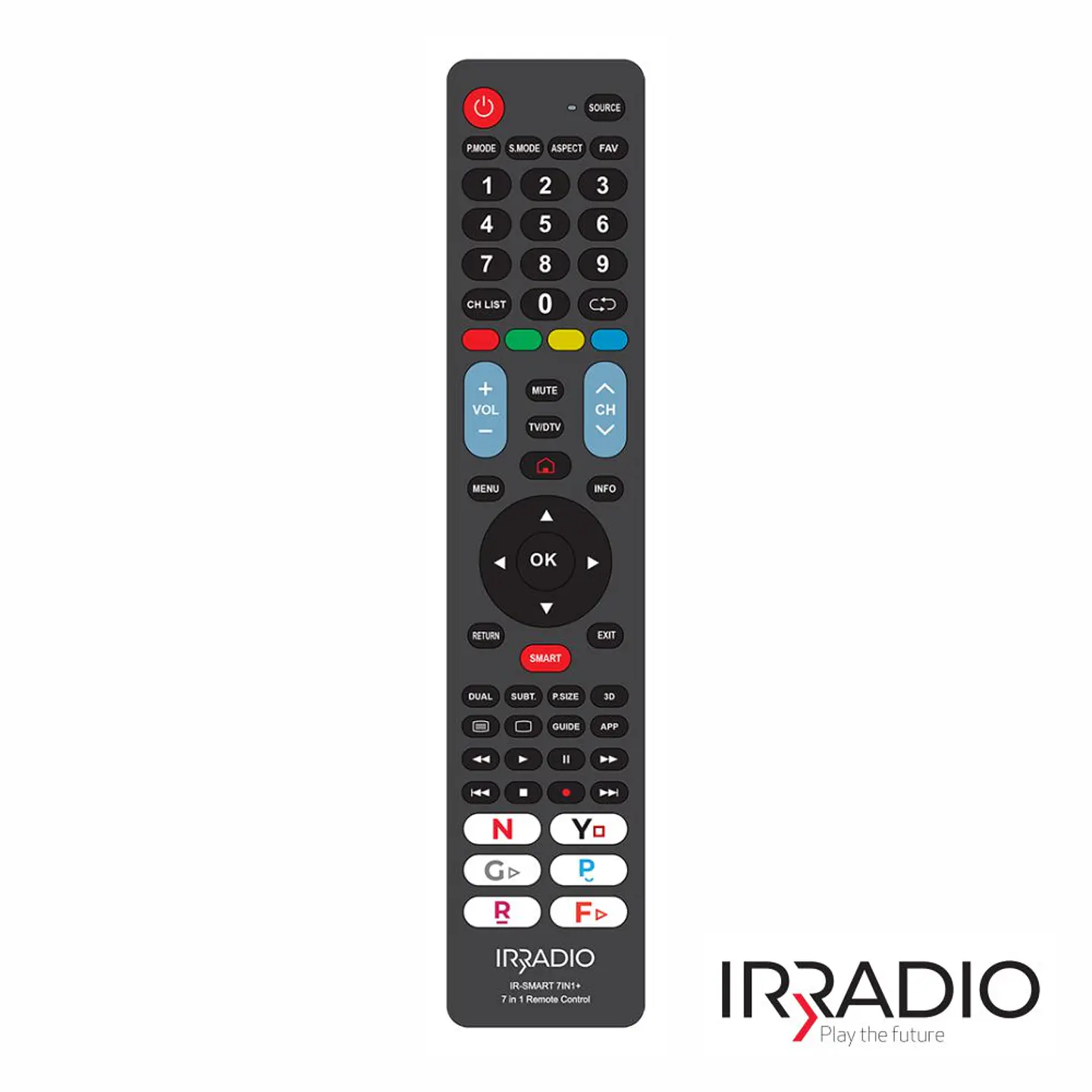 Comando Universal Compatível C/ 7 Marcas Smart TV 1