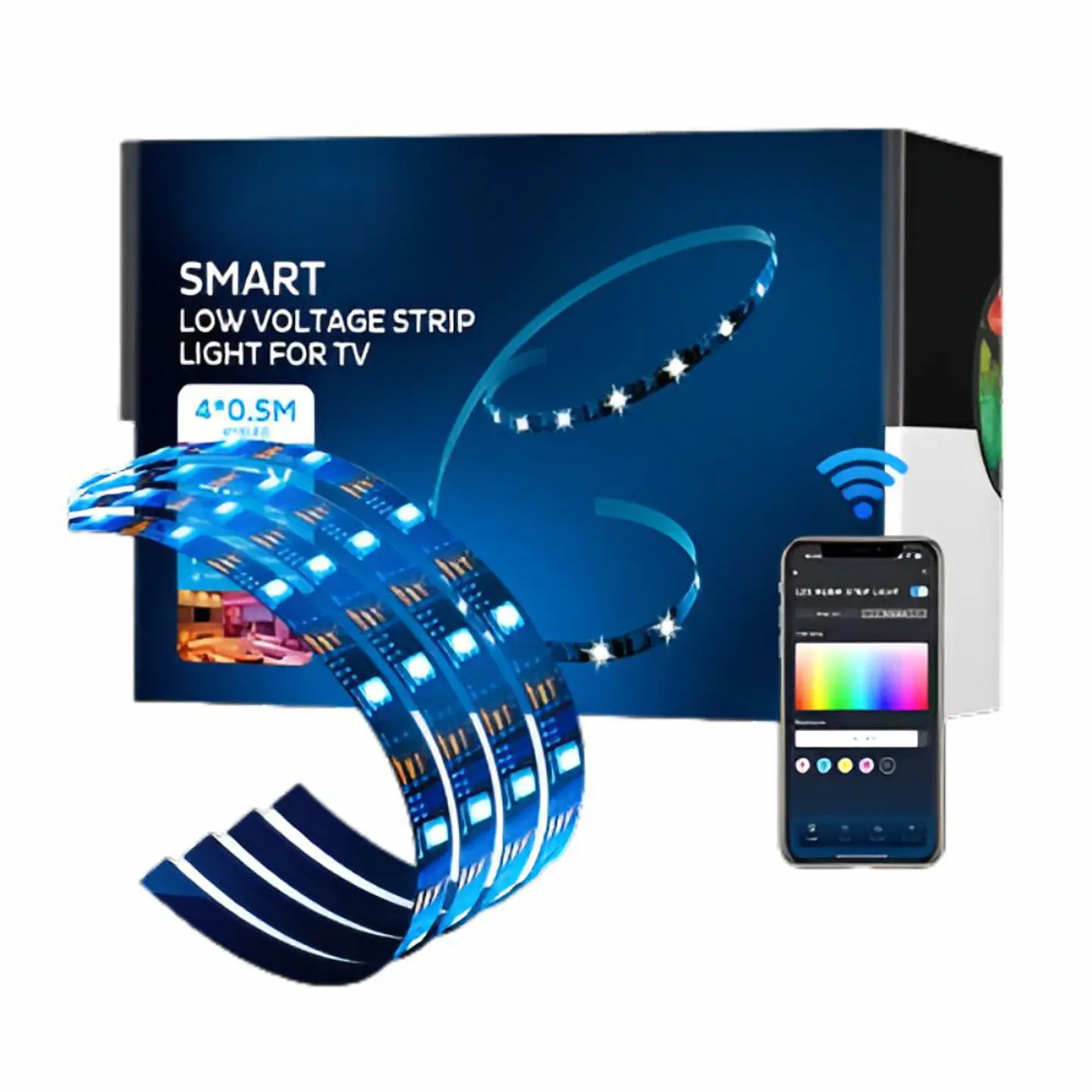 Conjunto 4 Fitas LED Smart RGB WI-FI 4x 0.5m 1