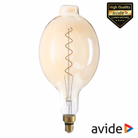 Lâmpada E27 8W 230V Filamento 2400K Dimável 500lm AVIDE