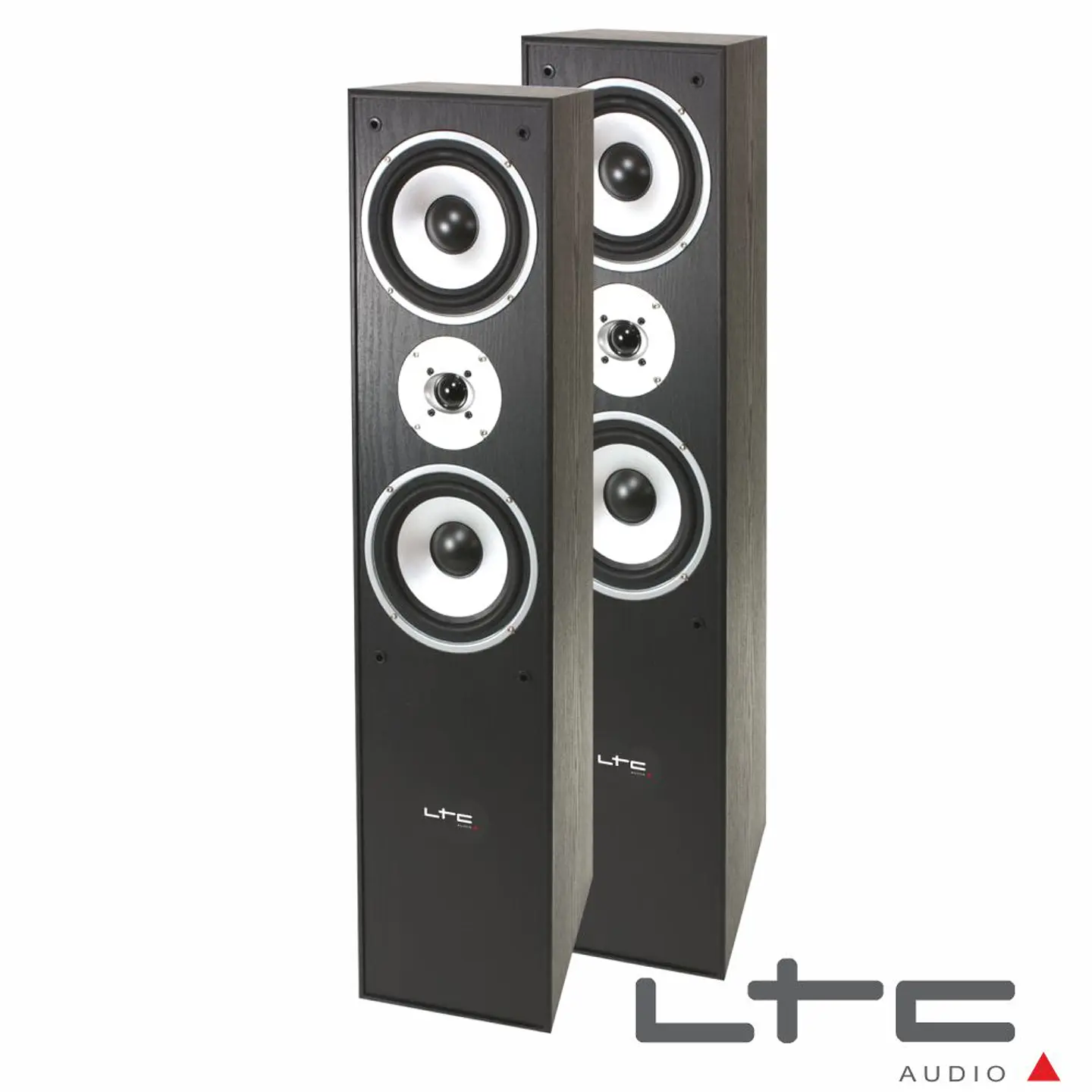 CONJUNTO 2 COLUNAS 3 VIAS HIFI BASS REFLEX 500W LTC 1