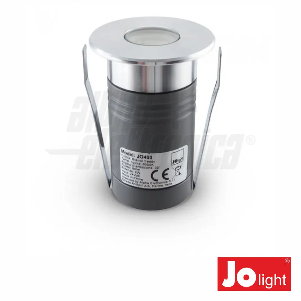FOCO LED 2W 24V 50MM BRANCO QUENTE P/ PAVIMENTO IP67 1