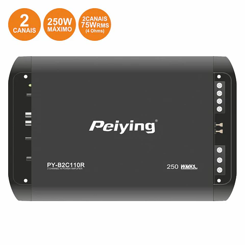 AMPLIFICADOR P/ AUTOMÓVEL 2 CANAIS 250W