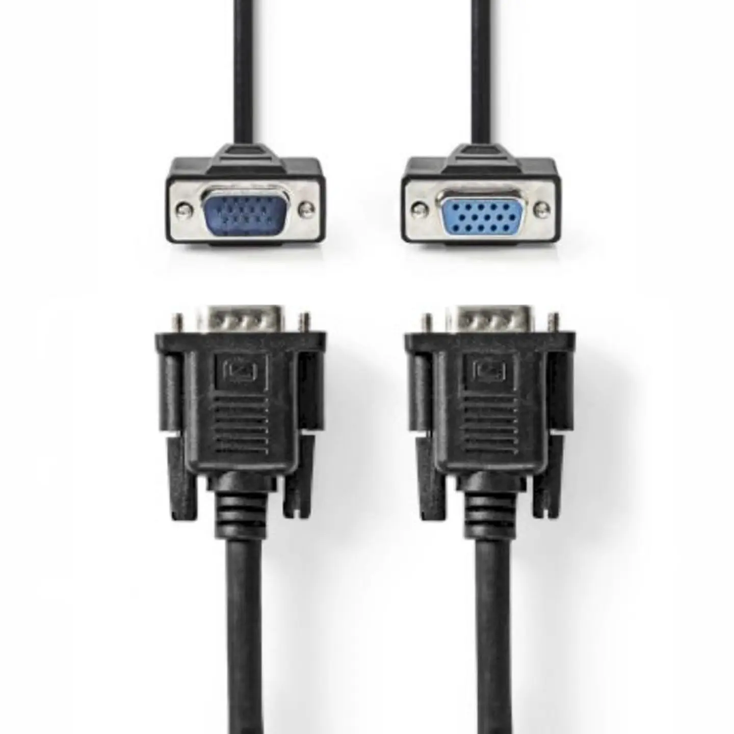 Cabo VGA Macho / VGA Fêmea 2m Preto NEDIS 1