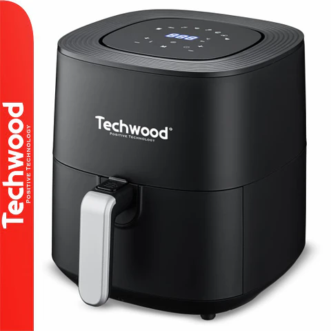 Fritadeira Elétrica S/ Óleo 1700W 5.5L~1.5kg TECHWOOD