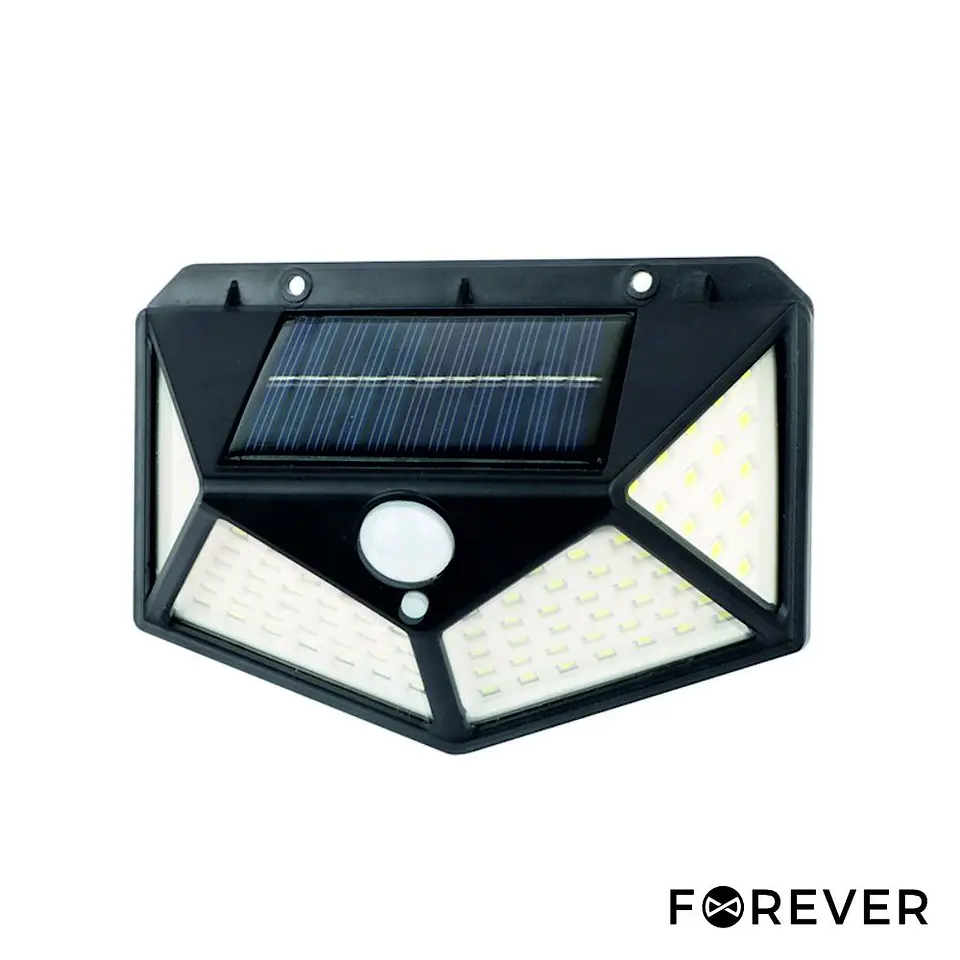 Candeeiro Exterior 6W 480lm 6000K C/ Sensor PIR Painel Solar 1