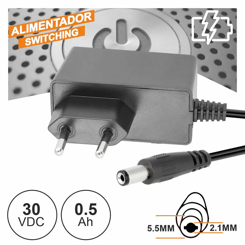 Alimentador Switching 30V 0.5A 1