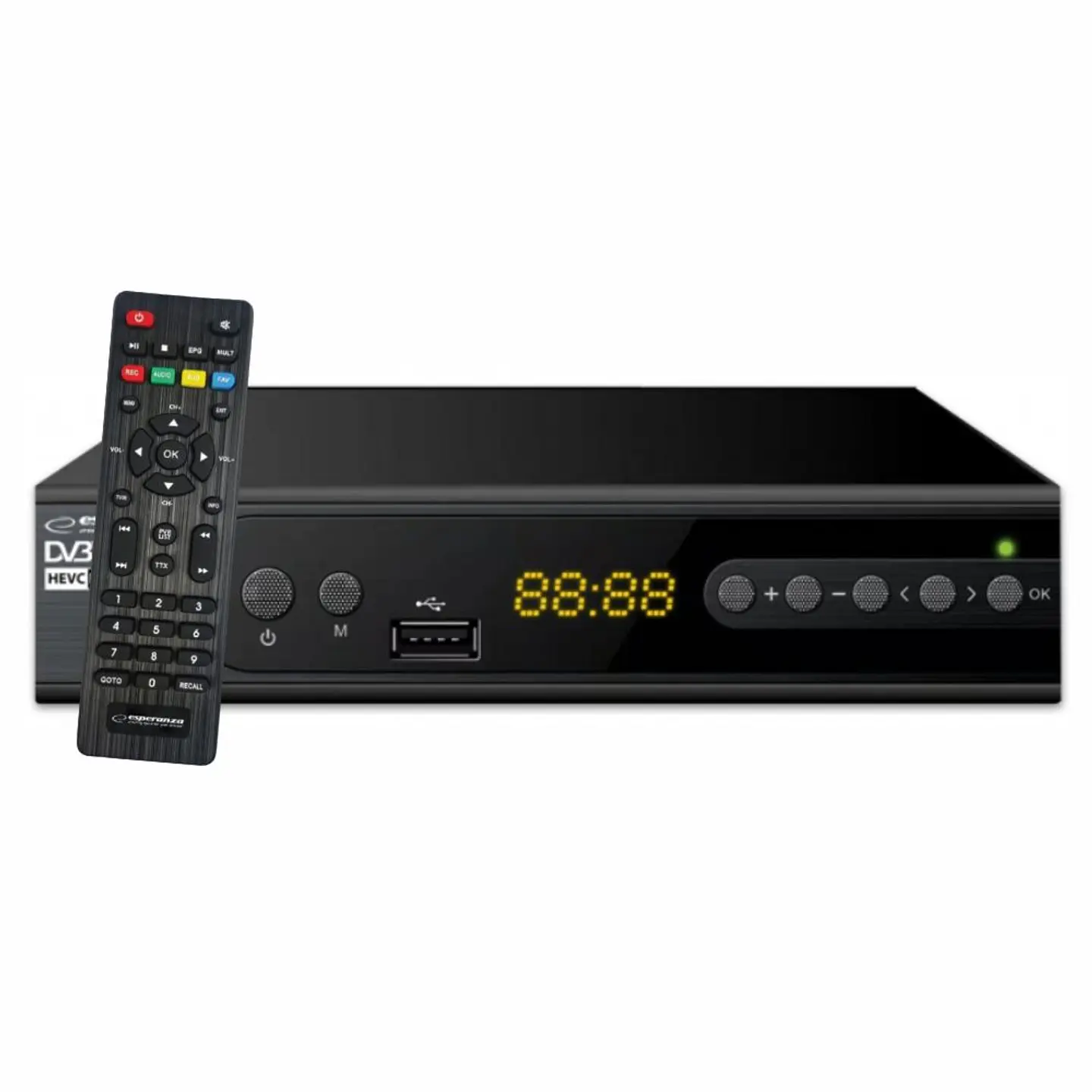 Receptor TDT Full HD 1080p DVB-T2/DVBC 1