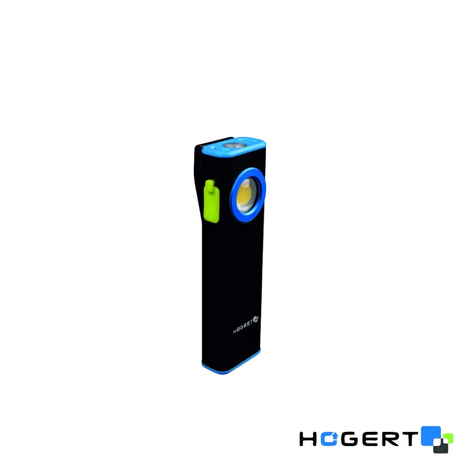 Lanterna 2 em 1 COB  800lm IP54 c/ Íman HOGERT 1