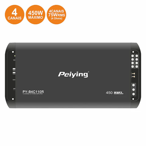 AMPLIFICADOR P/ AUTOMÓVEL 4 CANAIS 450W