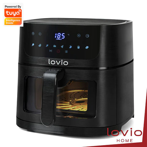 Fritadeira S/ Óleo Smart PureFry XL 1500W 6L WIFI Tuya LOVIO