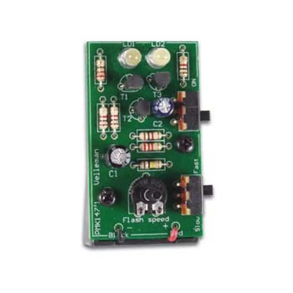 KIT ESTROBOSCÓPIO C/ 2 LEDS BRANCOS VELLEMAN 1
