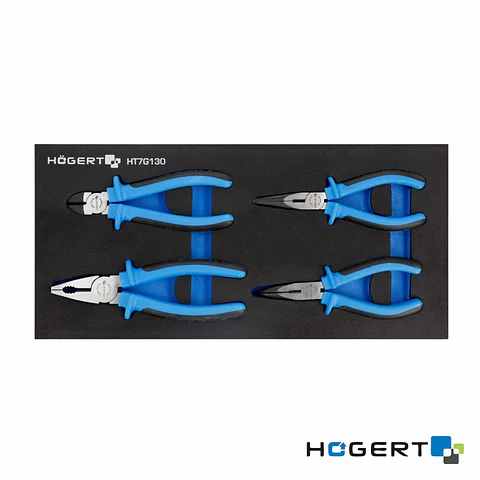 Conjunto de 6 Alicates em Inserção de Espuma HOGERT