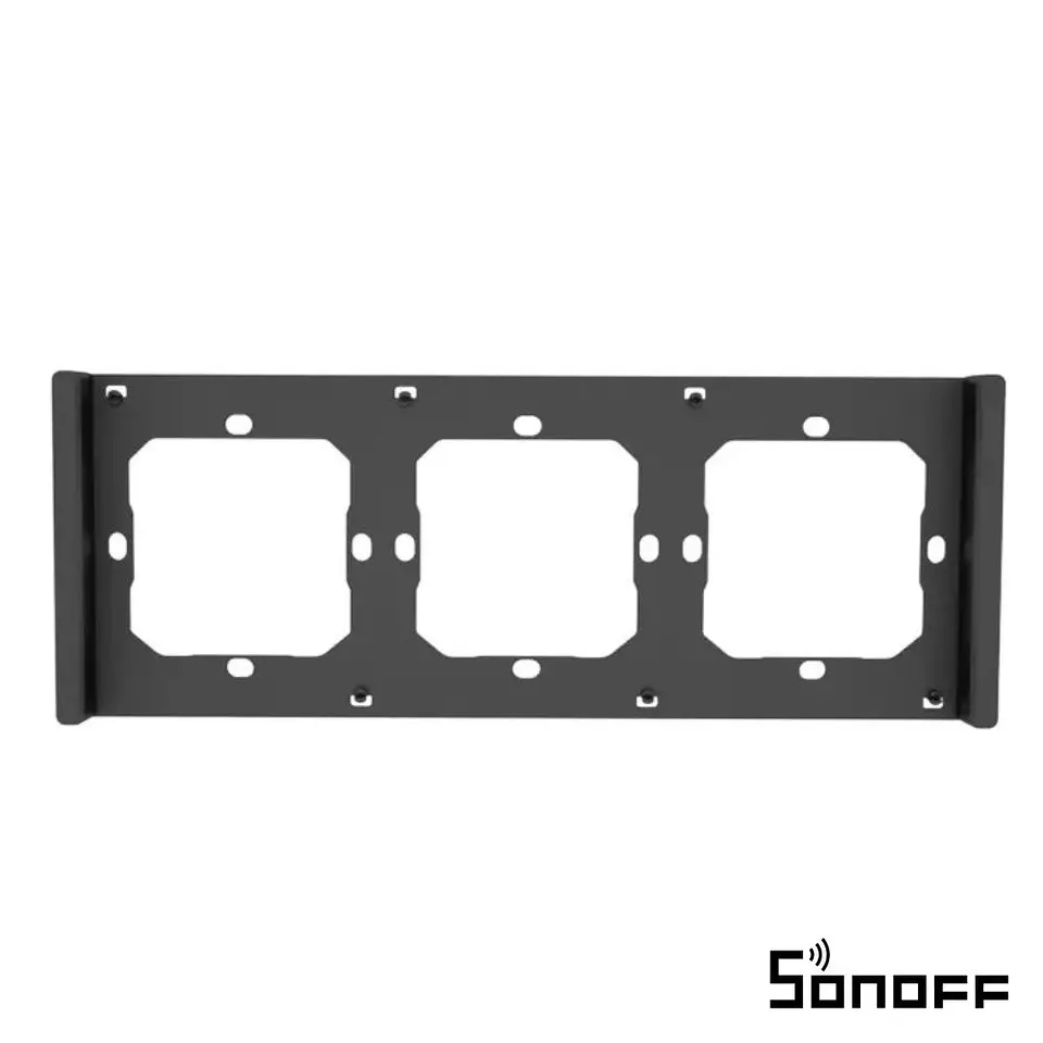 Moldura P/ 3 Interruptores Inteligentes M5-80 3 Gang SONOFF 1