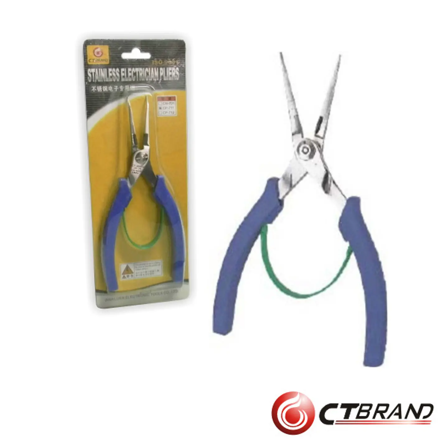 ALICATE DE PONTAS 165MM CTBRAND 1
