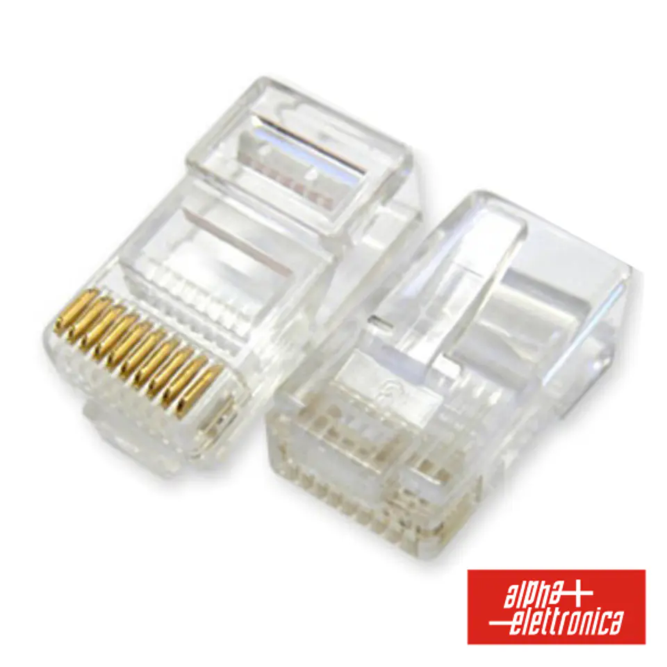 FICHA TELEFONE RJ50 MODULAR 10P10C 1