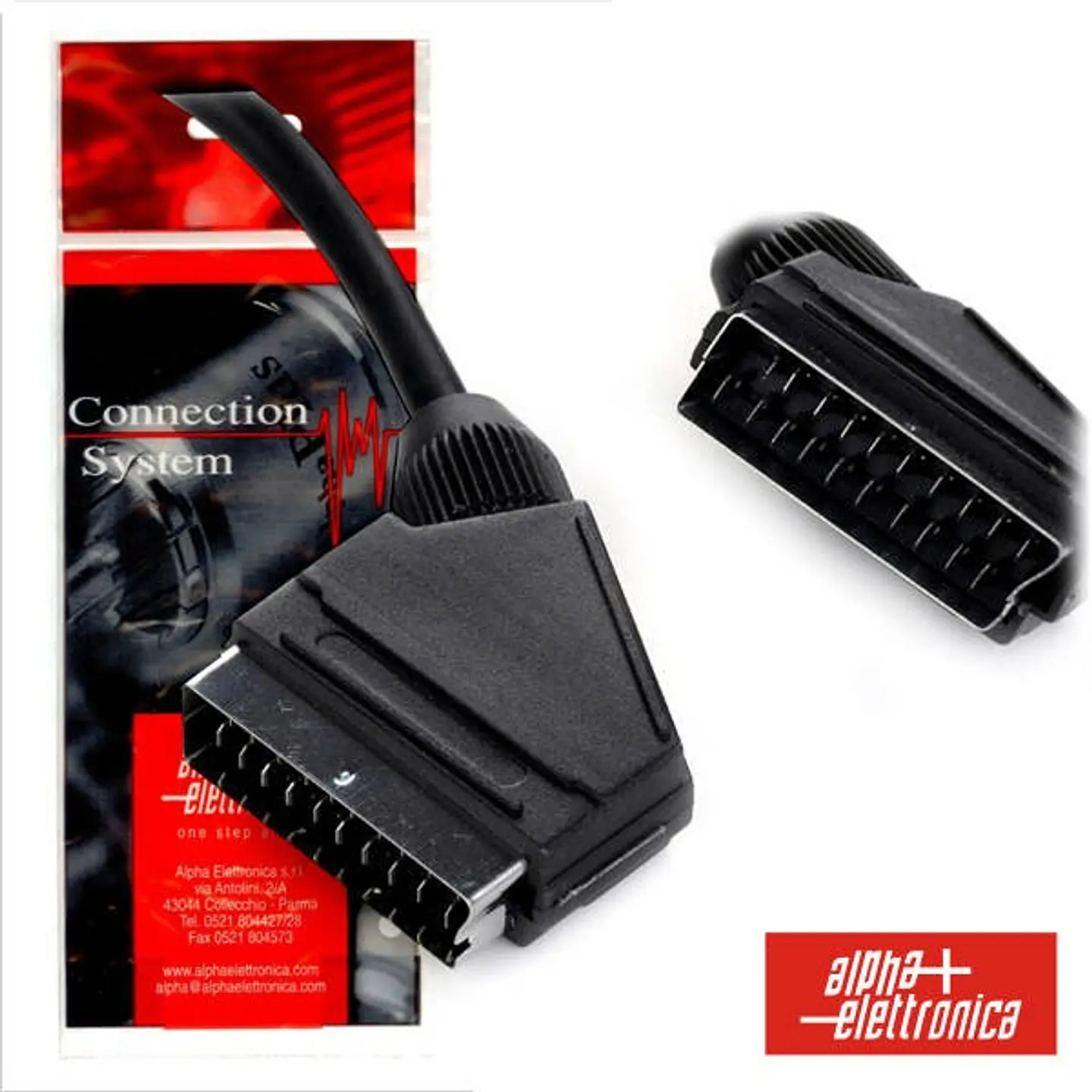 CABO SCART MACHO/MACHO 21P 1.5M POLYBAG 1