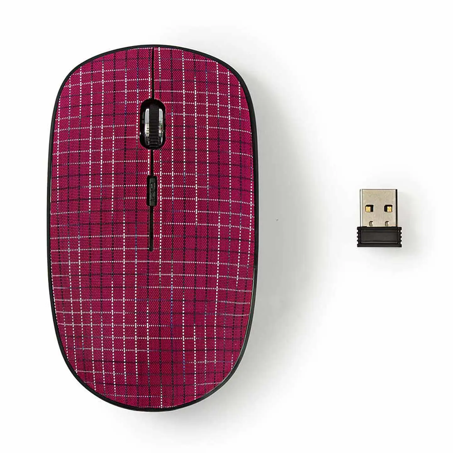 Rato S/ fios 1600 dpi 3 botões Rosa NEDIS 1